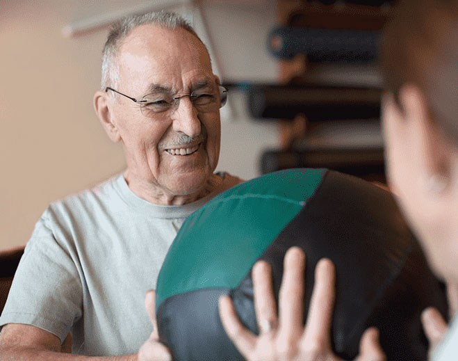 Man exercising